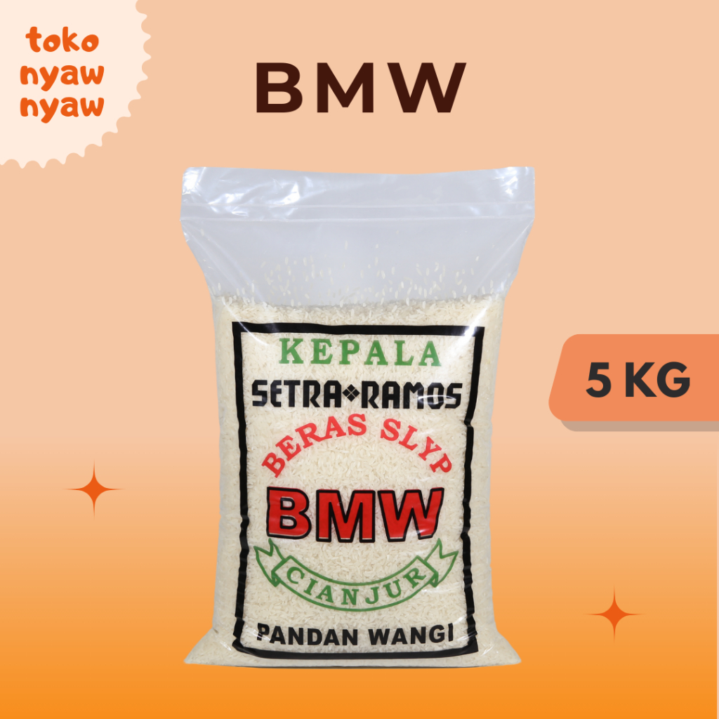 

Beras Slyp Kepala Ramos BMW 5kg - Nyaw Nyaw | Cargo