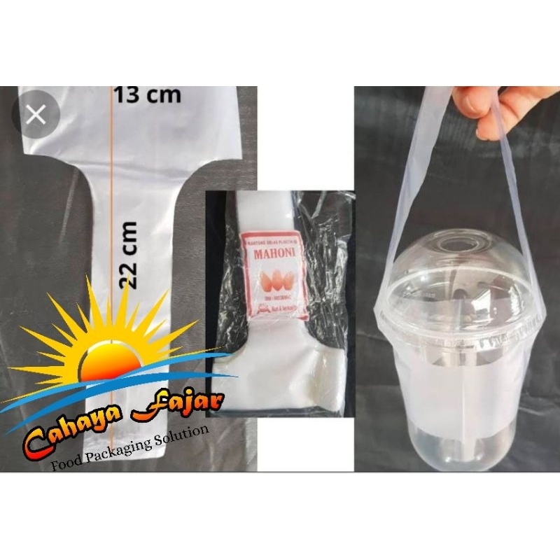 Plastik Tenteng Gelas Lechi Kresek T Cup 1 Gelas