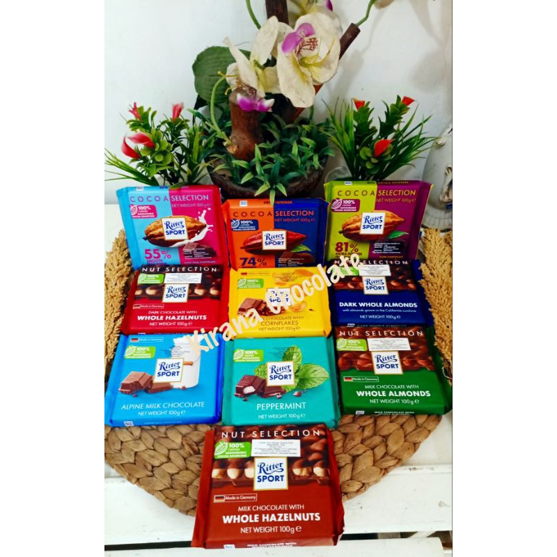 

(BELI 2 GRATIS 1) COKLAT IMPORT RITTERSPORT 100GR MULUS