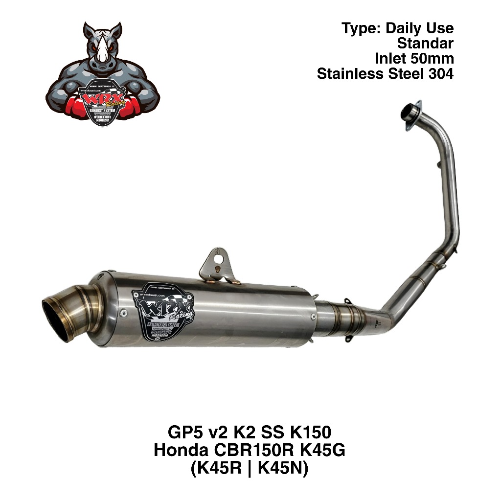 Knalpot WRX GP5 v2 SS K150 K45G