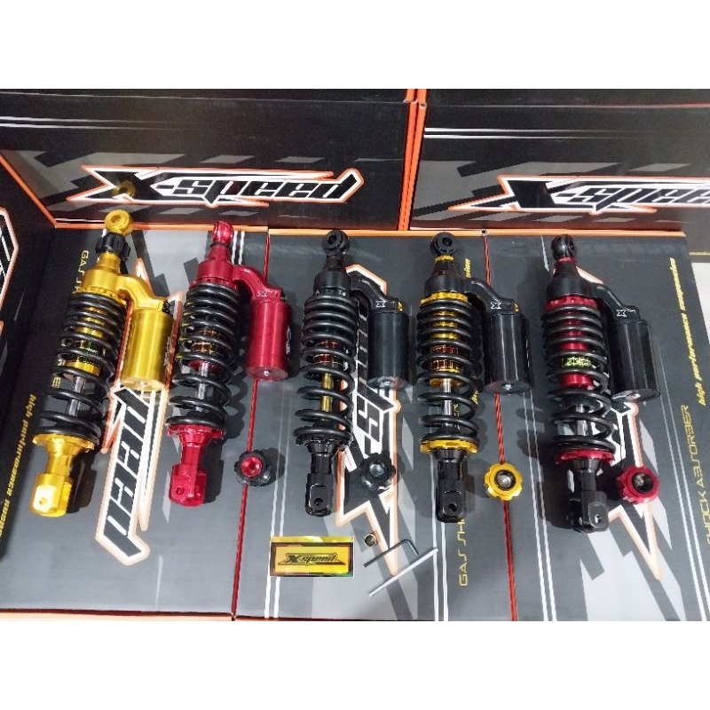 Shockbreaker XSPEED Series matic single 300-330mm Mio,vario,beat,scopy dll (BISA COD YA)