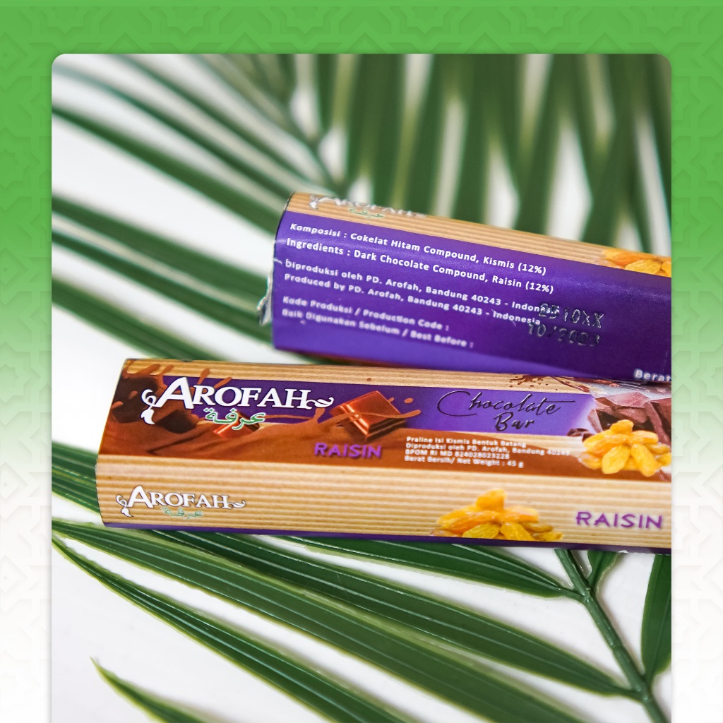 

Arofah – Coklat Batang Raisins (Kismis)