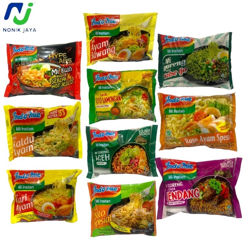 

Indomie Mi instan kuah & Goreng instan paket 5pcs