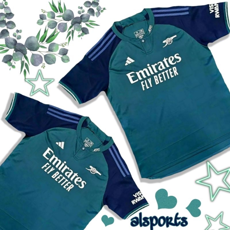 Jersey Bola Arsenal Third 2023 / 2024 Arsenall Ketiga | Dijamin Grade Ori, Terjangkau & Kualitas Tin