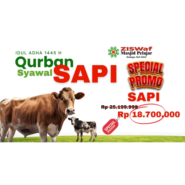 LAZ ZISWAP - Qurban Sapi 1 Ekor PROMO