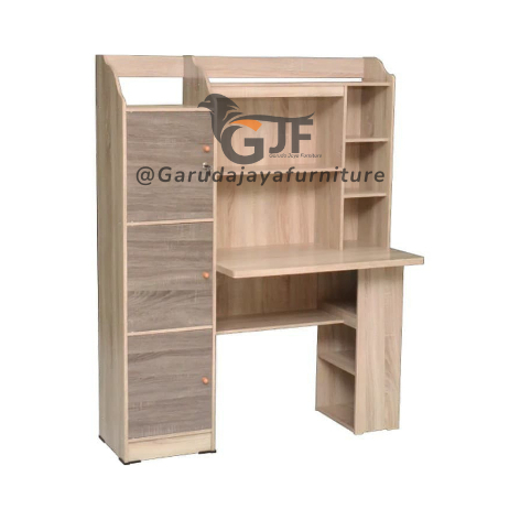 MEJA BELAJAR BESAR POLOS /MEJA BELAJAR DENGAN RAK DAN LEMARI/MEJA BELAJAR DENGAN KURSI MEJA BELAJAR 