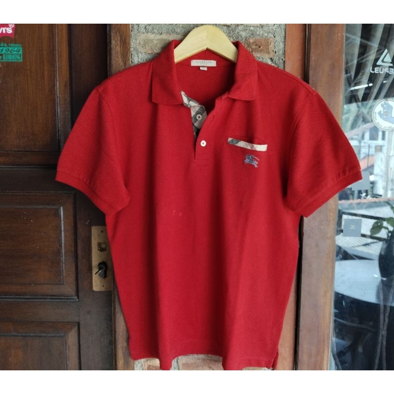 Kaos Kerah Burberry  Size M Original