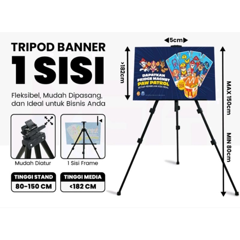

STANDING FRAME | Standing Besi Papan Akrilik | Standing Only