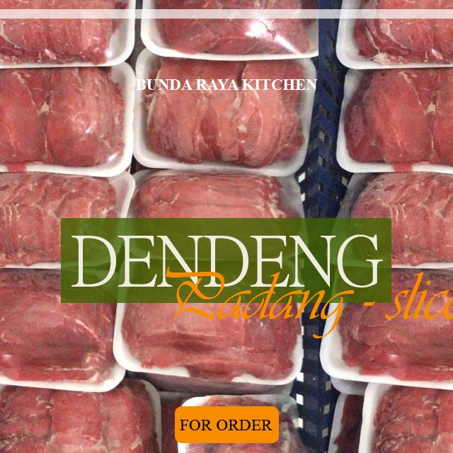 

Premium Meat Slice / Daging Dendeng/ @1KG (SLICE), QUALITY RESTO PADANG !!!!