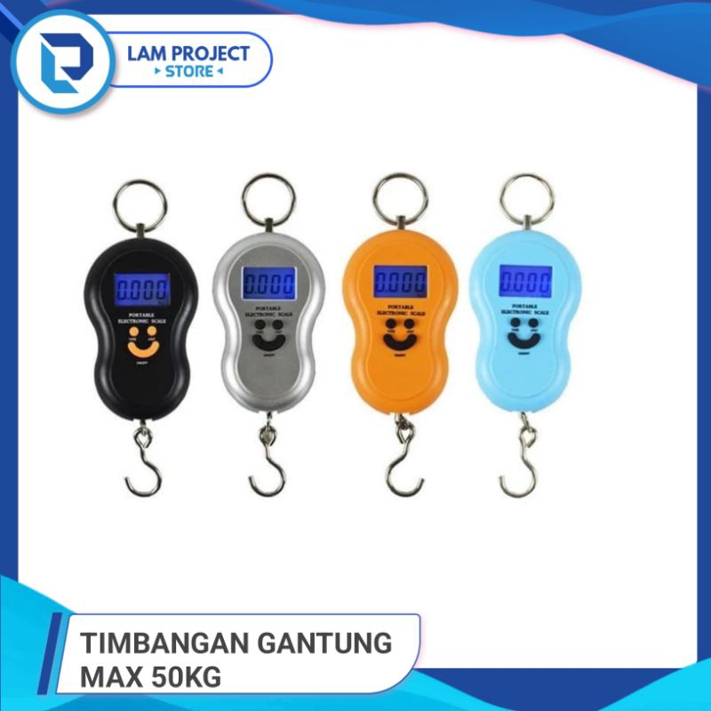 Timbangan gantung max 50kg/timbangan gantung Portabel scale /timbangan mini/ timbangan barang gantun