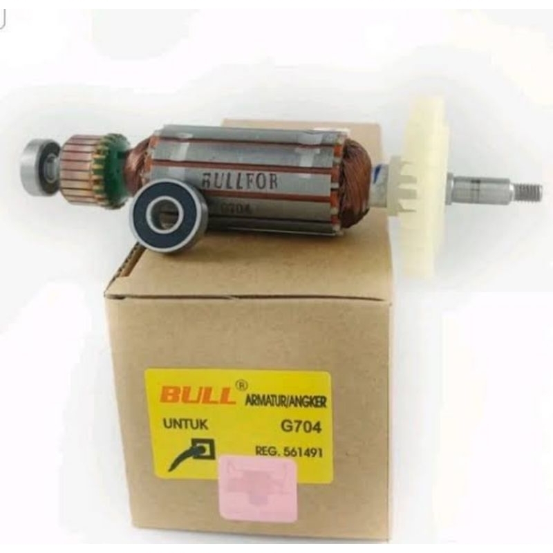 BULL ARMATURE G704 ANGKER MESIN GERINDA TANGAN 4" LG TYPE G 704