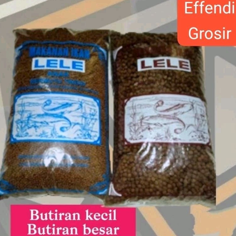 -+ 1Kg PROTEIN 25% PELET PUR PAKAN SEGALA JENIS IKAN TERNAK LELE MUJAIR GURAMI NILA TAWES
