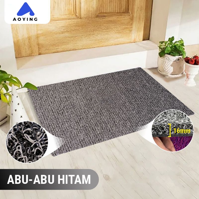 AOYING Keset Karpet PVC Mie Bihun 50 x 100cm tebal 16MM keset anti slip 2 warna