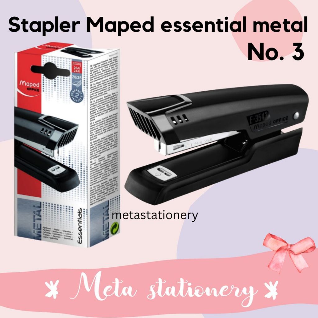 

Stapler / Hekter / Jepretan / Staples Maped Essencial Metal No 3