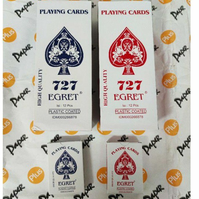 Premium Kartu Remi Egret 727 12pcs