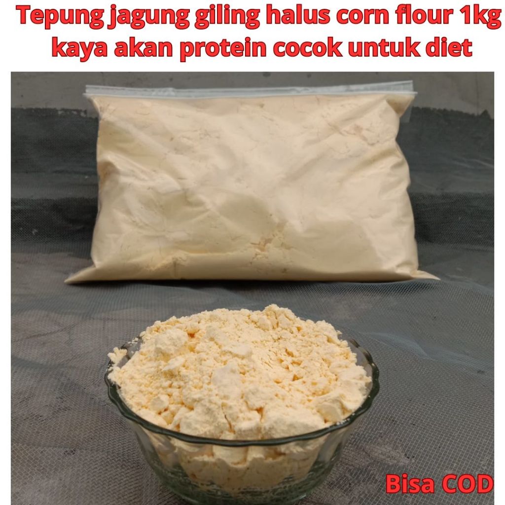 

Tepung jagung giling halus polenta corn flour 1kg
