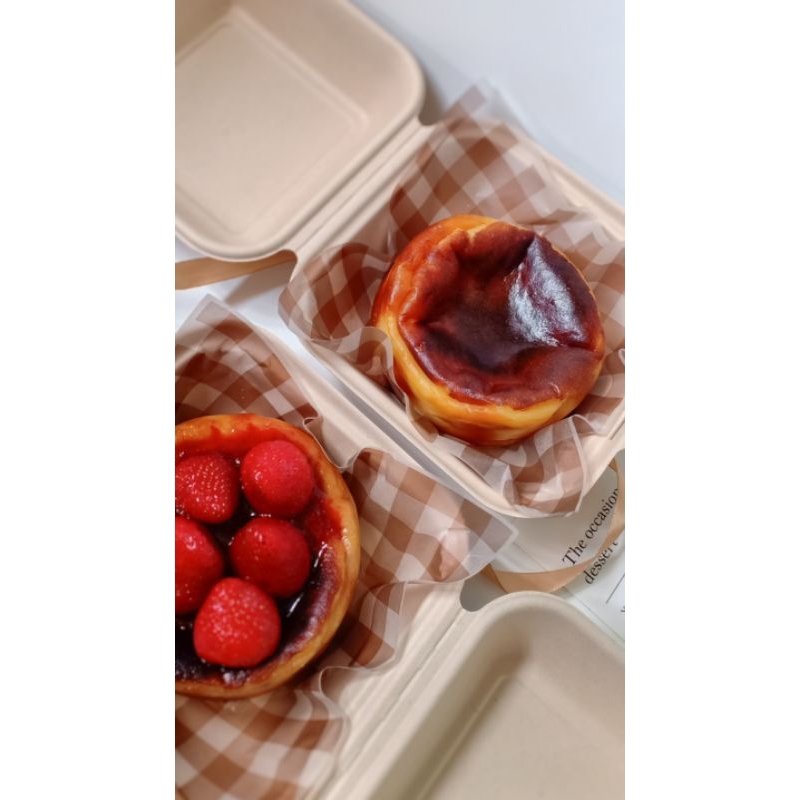 

Chinomori jkt – [Gluten Free] Basque Burnt Cheesecake/Basque Cheesecake Bento