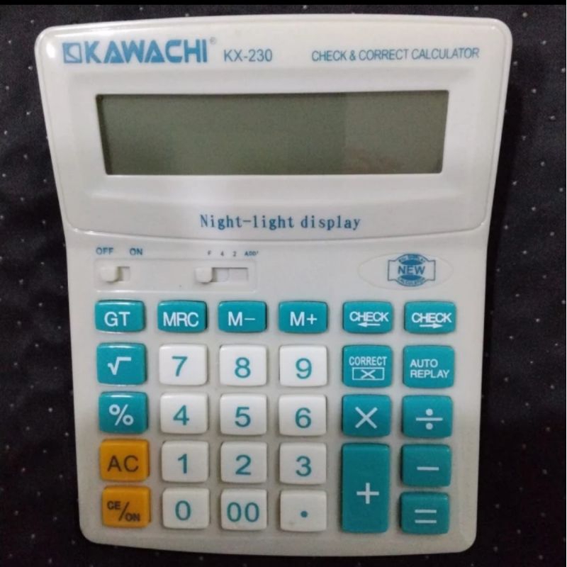 

KAWACHI KALKULATOR KX 230 12 DIGIT CALCULATOR