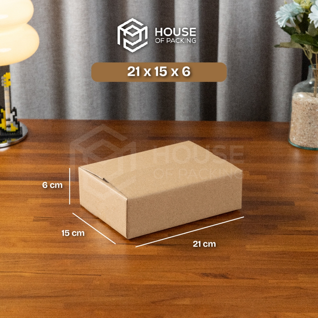 

Kardus Packing 21x15x6 Karton Kotak Box Polos