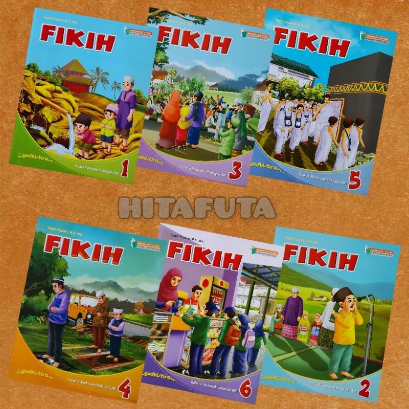 Buku Kurikulum Merdeka Fikih MI Kelas 1 2 3 4 5 6 Original Penerbit Yidhistira Fiqih