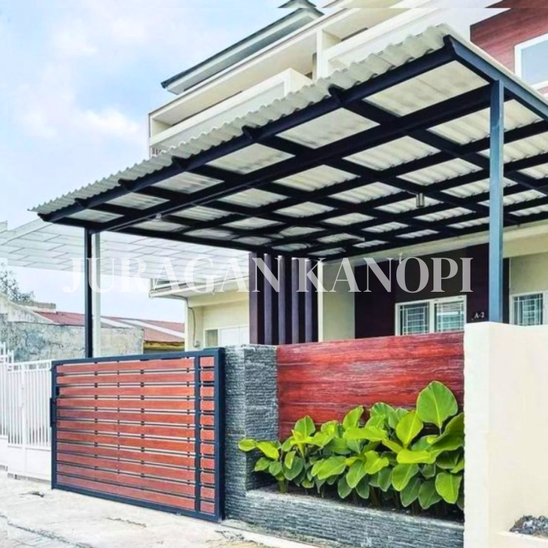 kanopi alderon upvc terpasang surabaya