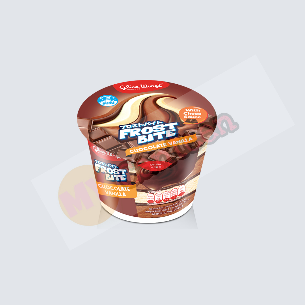 

Ice Cream Glico Frostbite Cup Chocolate Vanilla