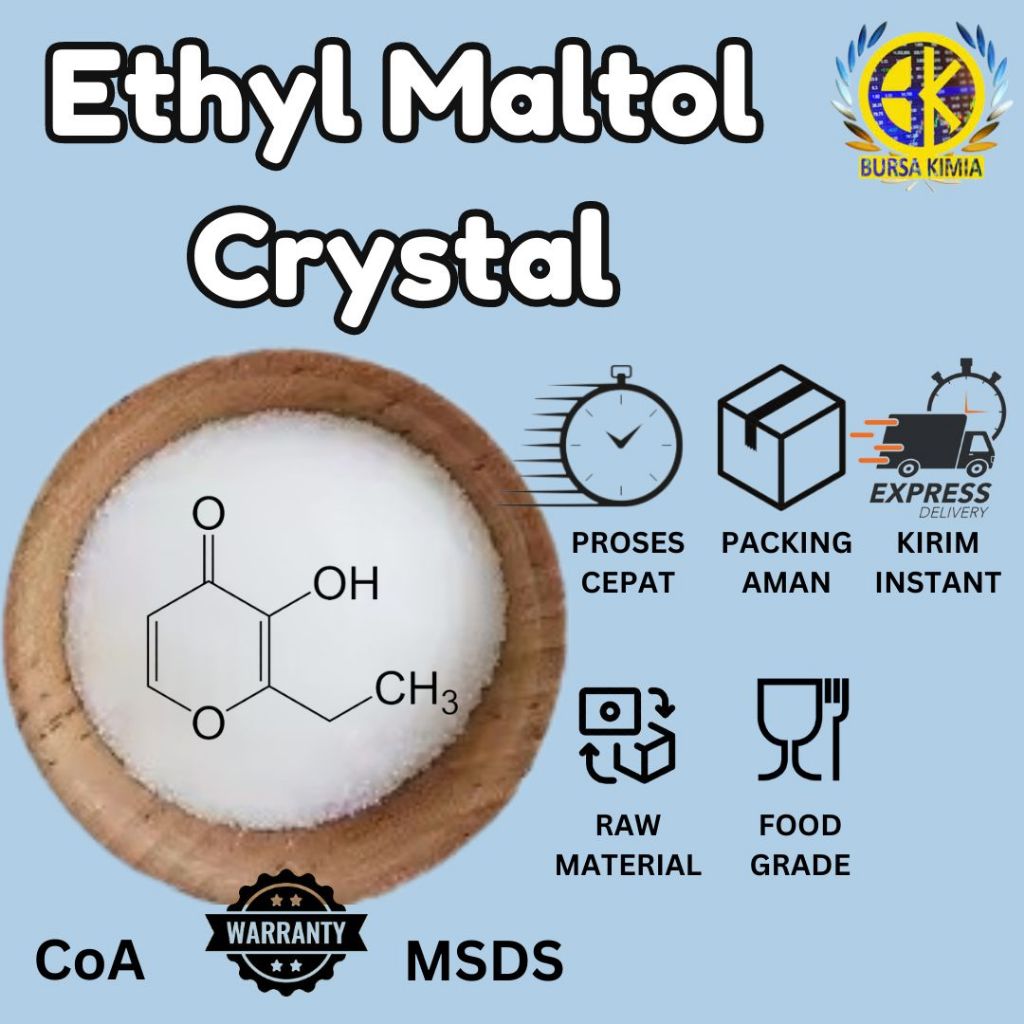 

best quality Ethyl Maltol 100GR pure/ Ethil Maltol / Penguat Aroma paling bagus