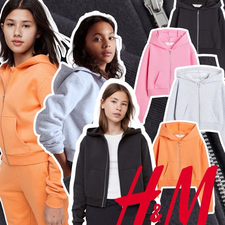 Muraaaahh Jaket CROP HM Anak Perempuan 814t