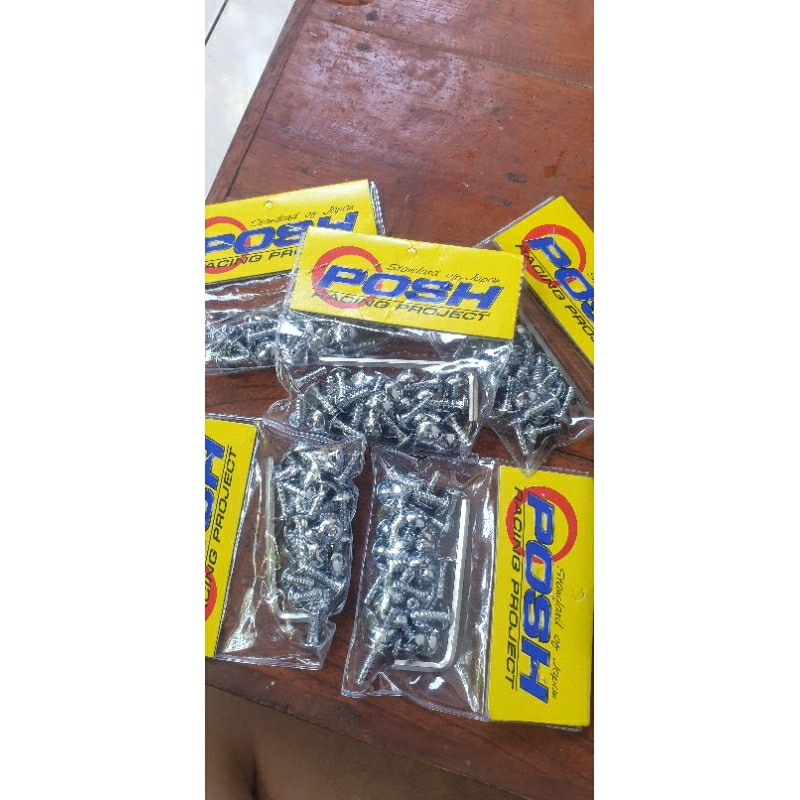 baut body yamaha chrome