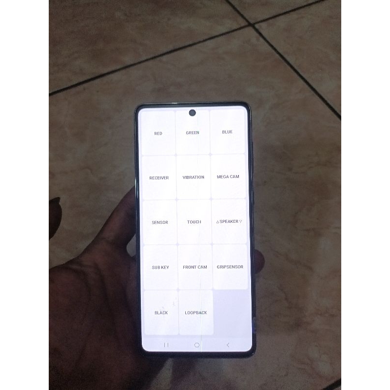 lcd samsung a73 original copotan plus frame .