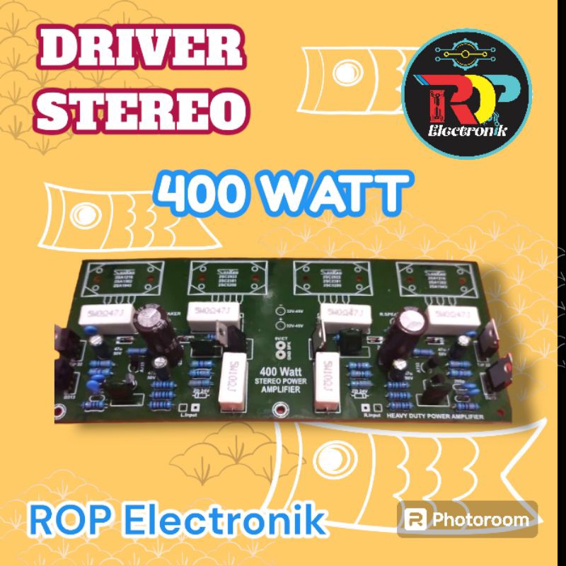 Driver Power stereo 400 watt Sanken