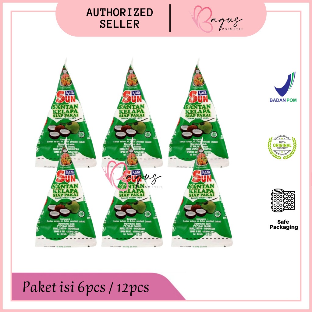 

( ISI 6 PCS ) SUN KARA Santan 65ml Isi 6 pcs | Santan Kara