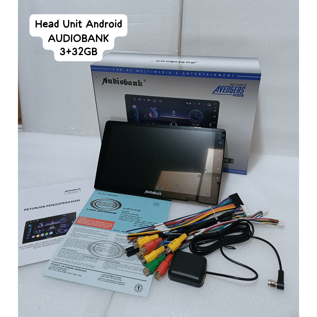 HeadUnit Android Audiobank 9Inch ram 3/32