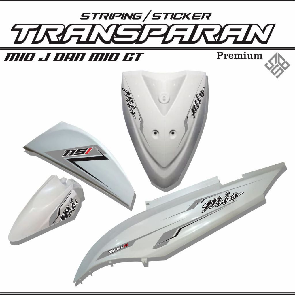 STRIPING STIKER TRANSFARAN STRIPING MOTOR MIO J/ STIKER MIO GT STRIPING MIO J TRANSPARAN STIKER