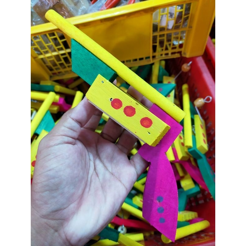 pistol kayu - mainan anak-anak - mainan tembak kayu - mainan tradisional - otok-otok - tembak-tembak