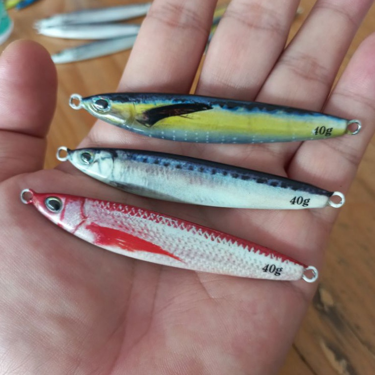 metal jig full gid model gomame 4 6 8 1 gram ART U5M6