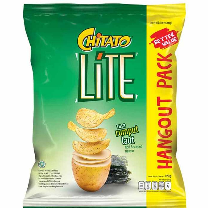 

CHITATO Lite Snack Potato Nori Seaweed 120gr