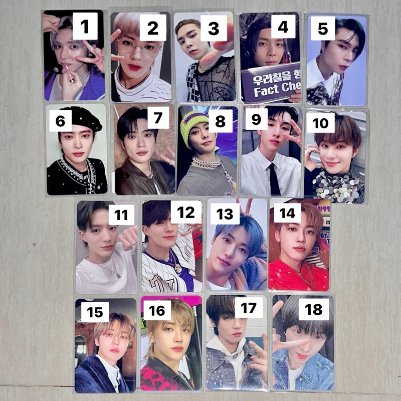 PHOTOCARD PC OFFICIALL NCT 127 DREAM WAYV TAEYONG JOHNNY JAEHYUN WINWIN JUNGWOO JENO JAEMIN CHENLE J