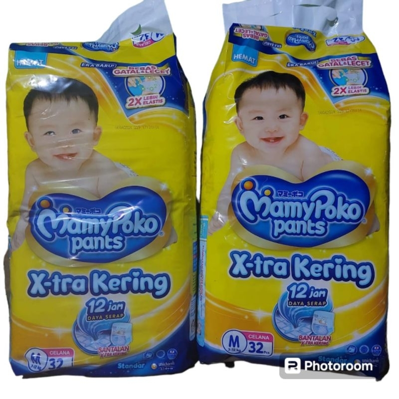 mamypoko x-tra kering M32 2ball murah