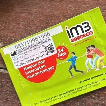 nomor nomer cantik indosat m3 im3 mentari dobel tahun 1996 1996