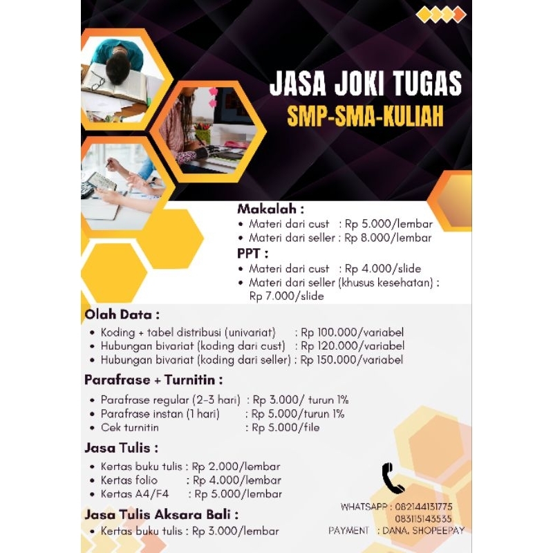 

JASA PEMBUATAN PPT