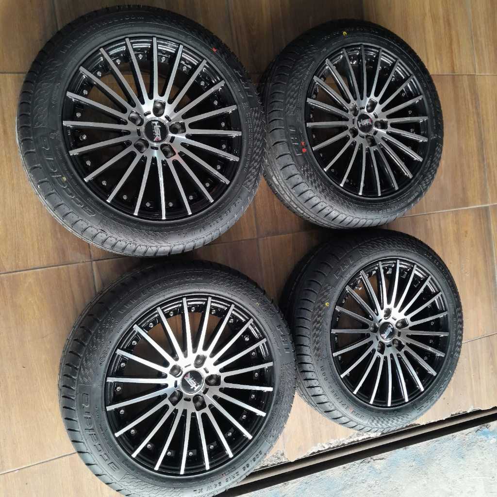Paket Velg HSR WHEEL R16 Buat Mobil Suzuki Ertiga Dan Ban 205/55 Ring 16 Tipe TANDAM