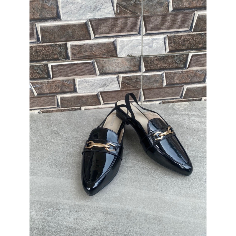 Mariska Shoes Flatshoes Wanita Mules Tali Karet Msk008