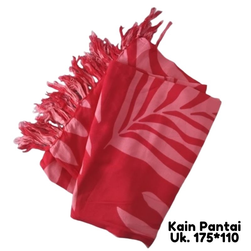 Kain Sarung Sarong Pantai Bali Bahan Rayon Ukuran Jumbo Tebal Kualitas Export