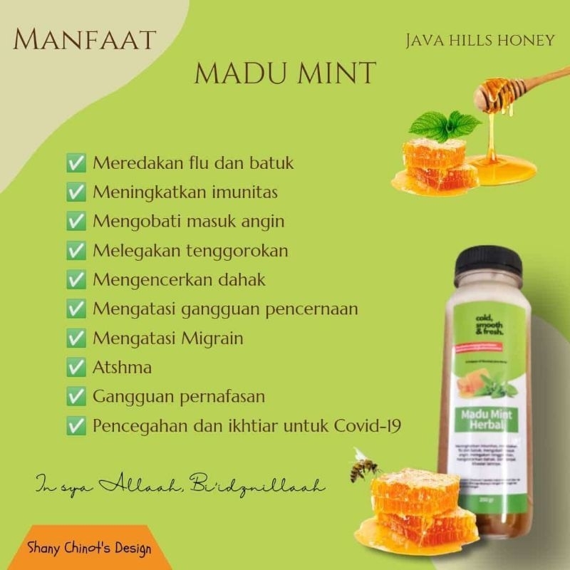 Madu Java Hills "Madu Mint Herbal"