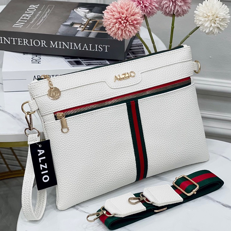 Paling Diminati ALZIO  tas papirut handbag selempang sling bag  ALZIO CLUTCH GILENA