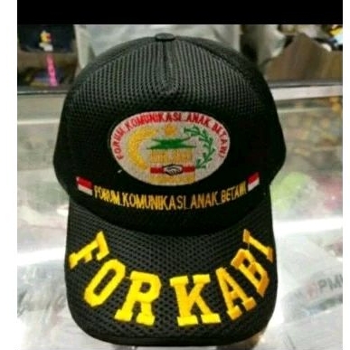 topi FORKABI topi jaring FORKABI full bordir logo topi FORKABi