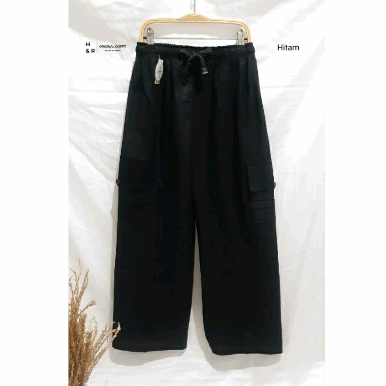 CELANA KULOT CARGO WANITA BAHAN LINEN / KULOT KARGO WANITA BAHAN/ KULOT LINEN KEKINIAN