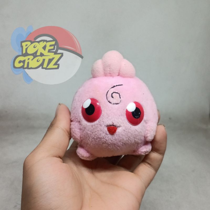 Boneka igglybuff mini vintage mata keras MINUS nintendo plush pokemon