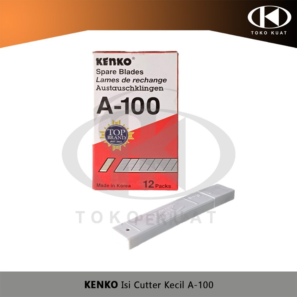 

Isi Cutter Kecil KENKO A-100 Isian Kater Cocok Cutter A-300 Isi 5pcs Mata Pisau